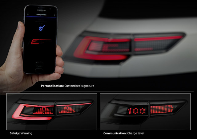 VW future communicating lights