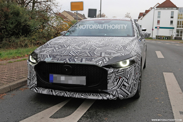 2019 Mazda 3 hatchback spy shots - Image via S. Baldauf/SB-Medien