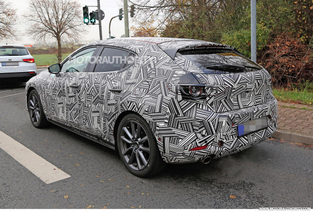 2019 Mazda 3 hatchback spy shots - Image via S. Baldauf/SB-Medien
