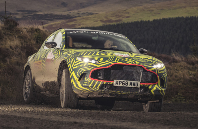 2020 Aston Martin DBX prototype 2020 Aston Martin DBX prototype