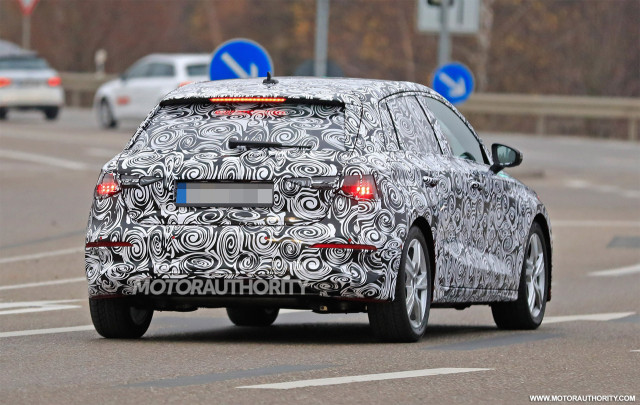 2021 Audi A3 Sportback spy shots - Image via S. Baldauf/SB-Medien
