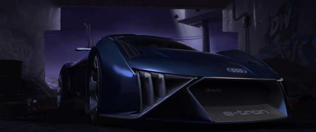 Audi RSQ e-tron concept in Audi RSQ e-tron concept in