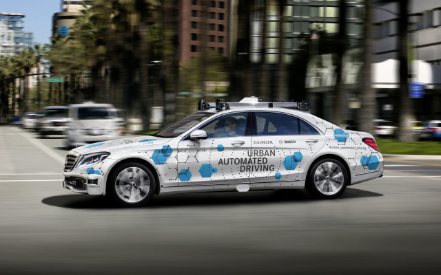 Daimler and Bosch self-driving car prototype