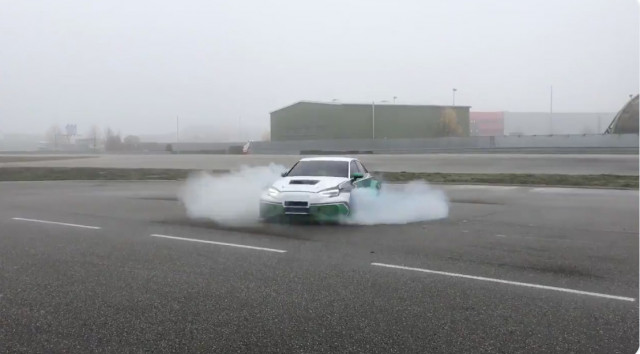 Electric RS 3 shows what future four-wheel donuts look like