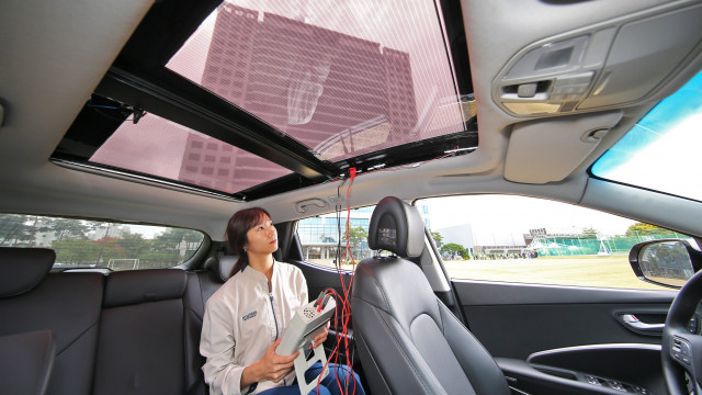 Hyundai Motor Group solar charging system