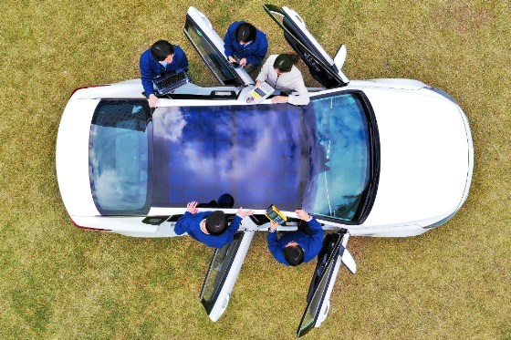 Hyundai Motor Group solar charging system