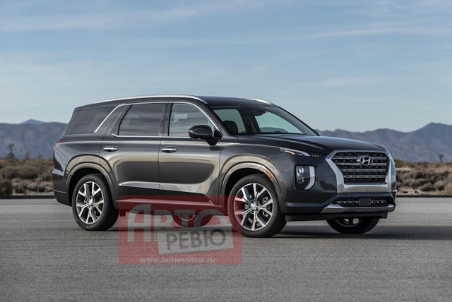 2020 Hyundai Palisade leaked image