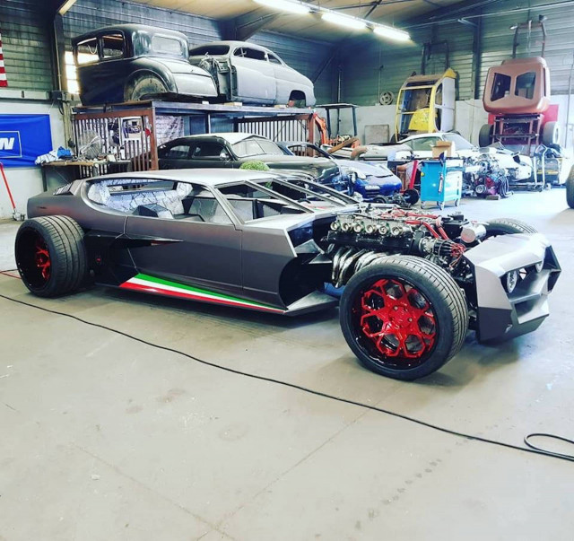 1970 Lamborghini Espada hot rod by Danton Arts Kustoms