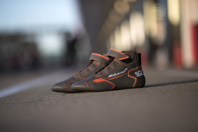 McLaren race shoes