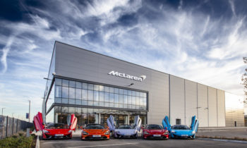 McLaren opens its new carbon fiber center, with some royal help