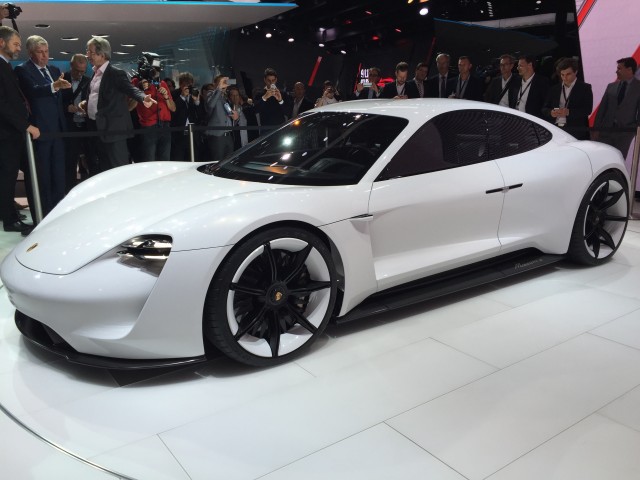 Porsche Mission E concept, 2015 Frankfurt Auto Show