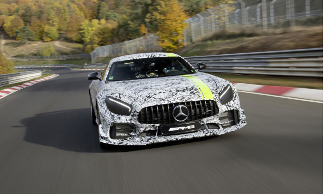 Teaser for Mercedes-AMG GT R Pro debuting at 2018 Los Angeles auto show Teaser for Mercedes-AMG GT R Pro debuting at 2018 Los Angeles auto show