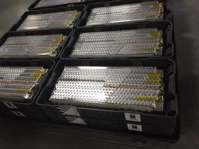 Tour of Tesla battery gigafactory for invited owners, Reno, Nevada, July 2016