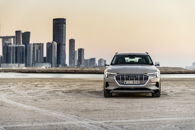 2019 Audi e-tron first drive - Abu Dhabi UAE, December 2018