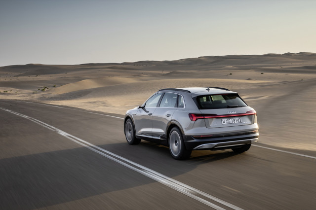 2019 Audi e-tron first drive - Abu Dhabi UAE, December 2018