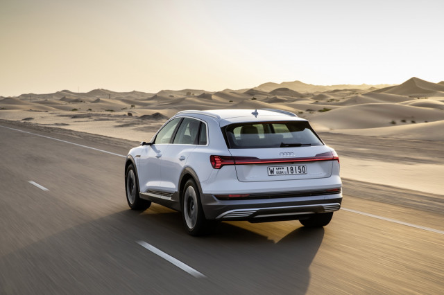 2019 Audi e-tron first drive - Abu Dhabi UAE, December 2018