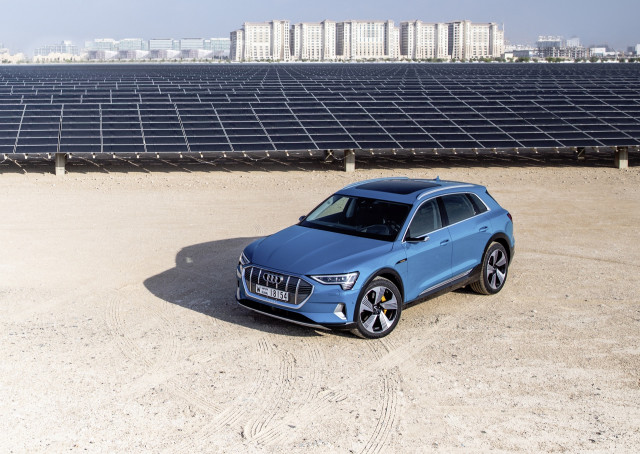 2019 Audi e-tron first drive - Abu Dhabi UAE, December 2018