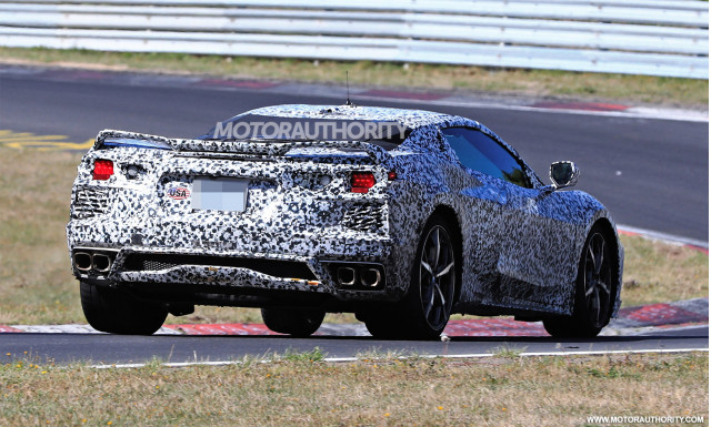 2020 Chevrolet Corvette (C8) spy shots - Image via S. Baldauf/SB-Medien