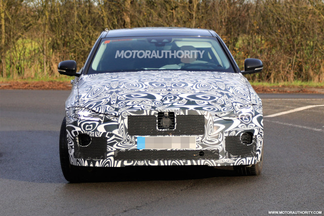 2020 Jaguar XE facelift spy shots - Image via S. Baldauf/SB-Medien