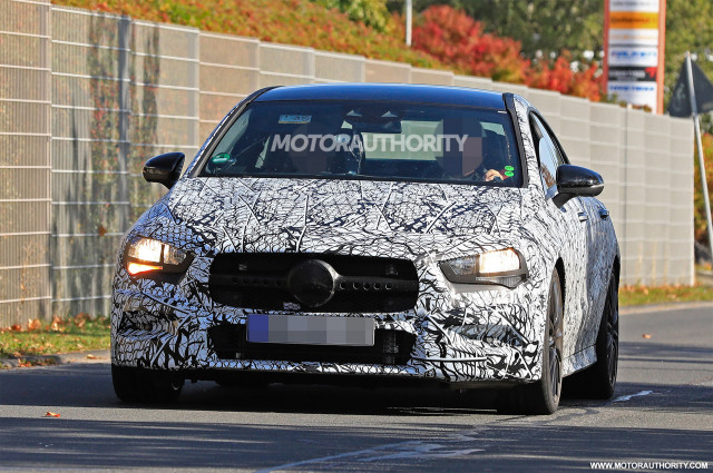 2020 Mercedes-AMG CLA35 spy shots - Image via S. Baldauf/SB-Medien