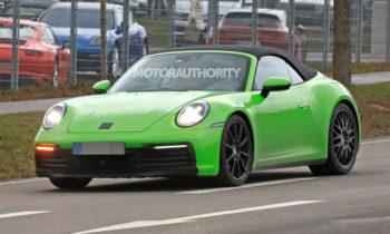 2020 Porsche 911 Cabriolet spy shots