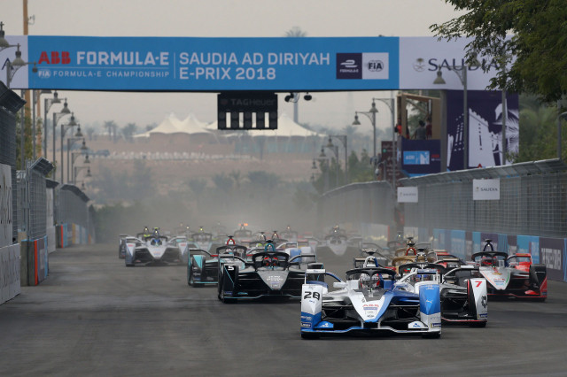 BMW i.FE18 Formula E racer, Ad Diriyah 2018