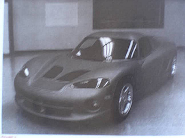 Mid-engine Dodge Viper mule