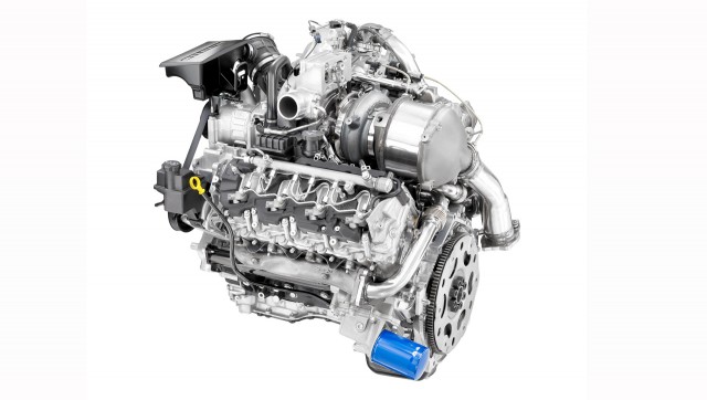Duramax turbocharged 6.6-liter V-8 diesel engine Duramax turbocharged 6.6-liter V-8 diesel engine