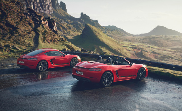 2019 Porsche 718 Boxster and Cayman T