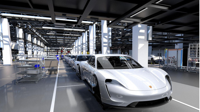 Porsche Taycan production