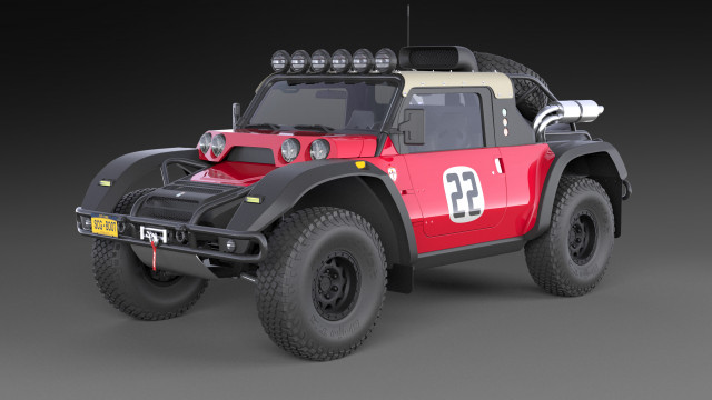 Scuderia Cameron Glickenhaus Baja Boot illustration