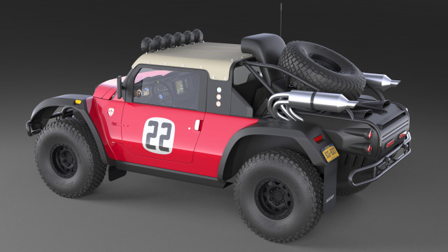 Scuderia Cameron Glickenhaus Baja Boot illustration