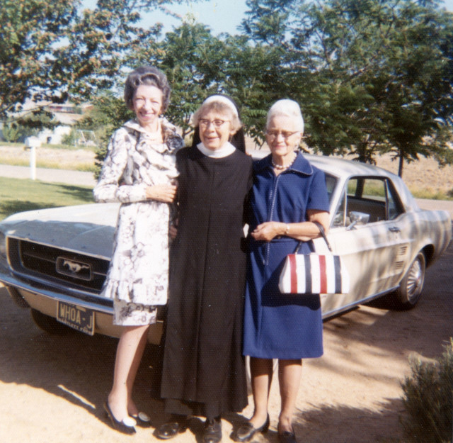 Velma Bronn Johnston and Ford Mustang (Denver Public Library, Western History/Genealogy collection) Velma Bronn Johnston and Ford Mustang (Denver Public Library, Western History/Genealogy collection)