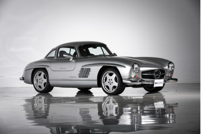 1955 Mercedes-Benz 300SL AMG with right-hand drive - Image via Best Heritage Auction