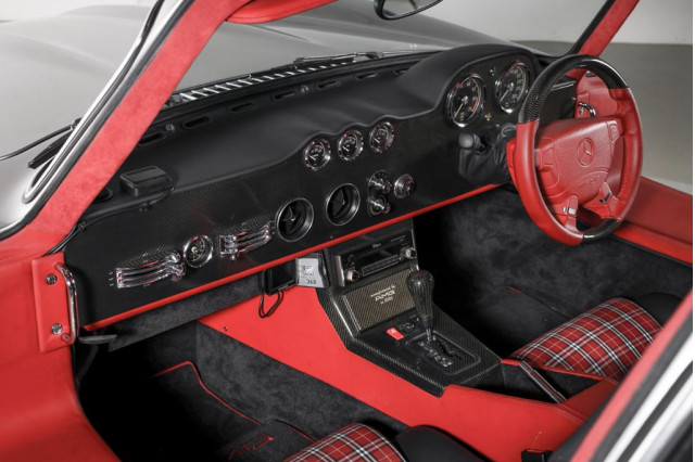 1955 Mercedes-Benz 300SL AMG with right-hand drive - Image via Best Heritage Auction