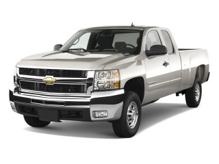 2010 Chevrolet Silverado 2500HD 2WD Ext Cab 157.5" LT Angular Front Exterior View