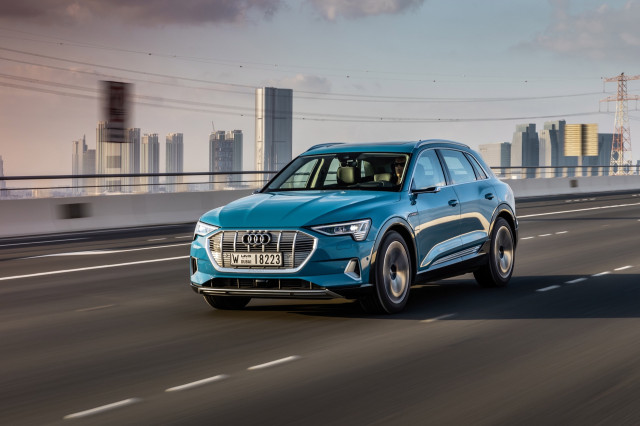 2019 Audi e-tron first drive - Abu Dhabi UAE, December 2018 2019 Audi e-tron first drive - Abu Dhabi UAE, December 2018
