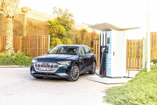 2019 Audi e-tron first drive  -  Abu Dhabi UAE, December 2018