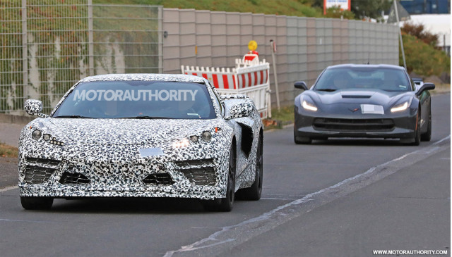 2020 Chevrolet Corvette (C8) spy shots - Image via S. Baldauf/SB-Medien