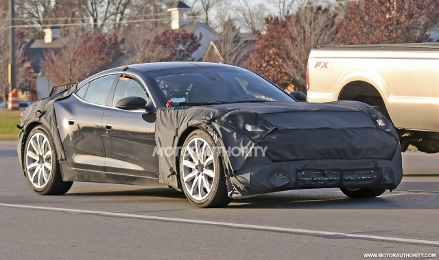 2020 Karma Revero facelift spy shots - Image via S. Baldauf/SB-Medien