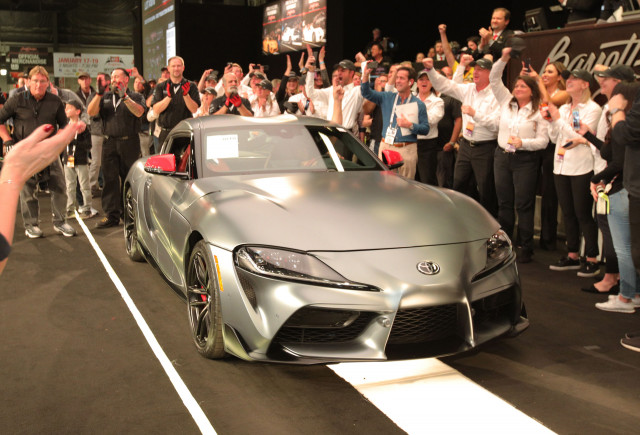 Auction of 2020 Toyota Supra with VIN ending in 01 on January 19, 2019