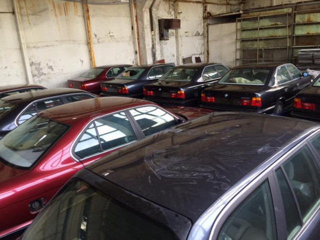 BMW 5-Series found abandoned in Bulgaria