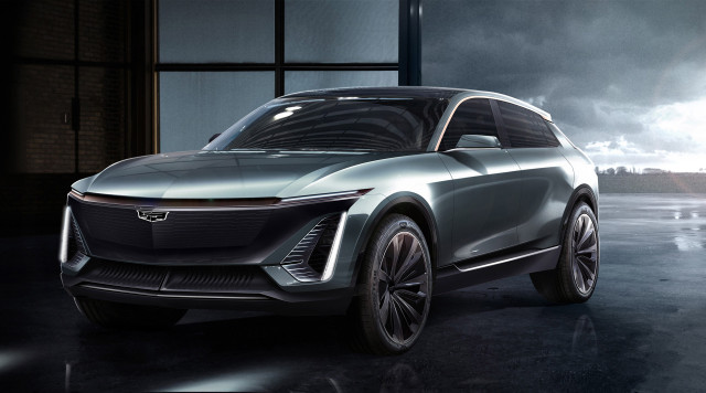 Cadillac electric crossover SUV based on GM BEV3 modular platform