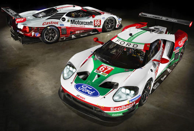 Throwback liveries for Ford Chip Ganassi Racing GTs