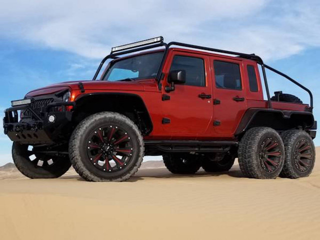 Jeep Wrangler 6x6 with Hellcat V-8 by Exotic Custom Motorsports