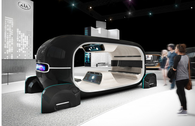 Kia READ (Real-time Emotion Adaptive Driving) concept debuting at 2019 CES