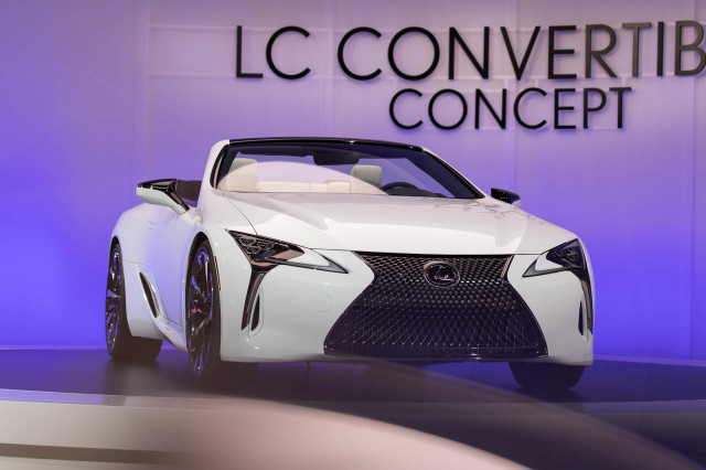 Lexus LC Convertible Concept, 2019 Detroit auto show