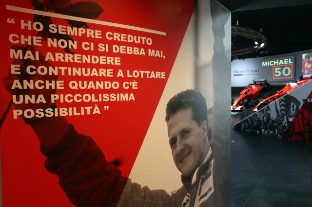 Michael 50 - Michael Schumacher exhibition at the Ferrari Museum