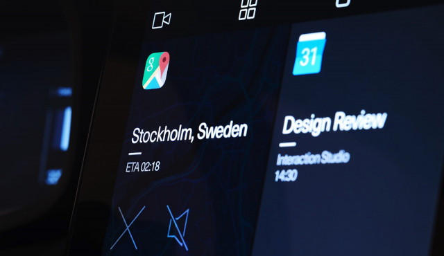 Polestar 2 Android-based infotainment system teaser image
