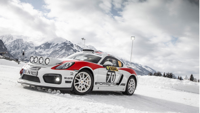 Porsche 718 Cayman rally car concept, Austria